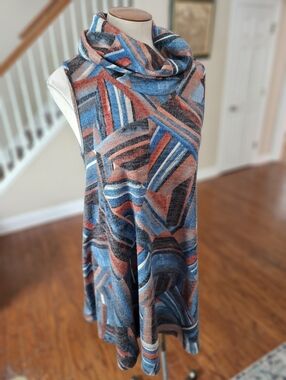 Lee Tracy Western Sleeveless Dress Large